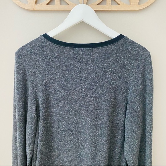 Wildfox Pullover Glitter Heart Sweater Black/White Sz Small - Picture 10 of 10